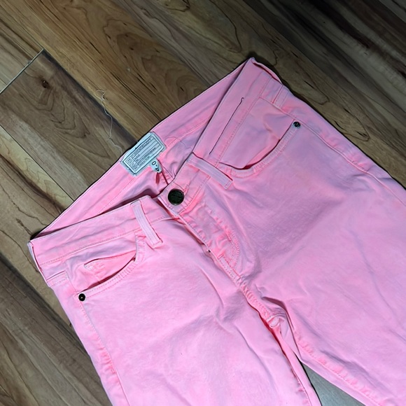 Day Glow Pink jeans “the stiletto” size 27 - Picture 9 of 12